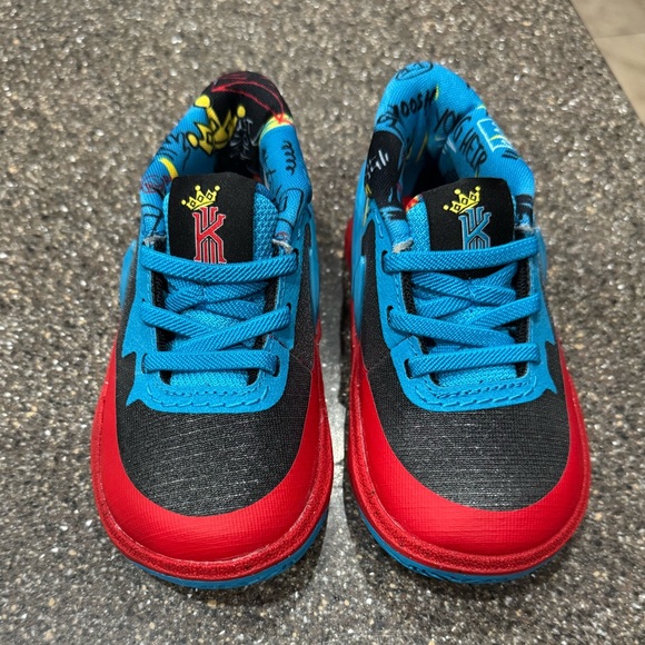 Kyrie 8 GO SE "Black/Tour Yellow/University Red" Kids' Basketball Toddler sizes - Picture 1 of 9